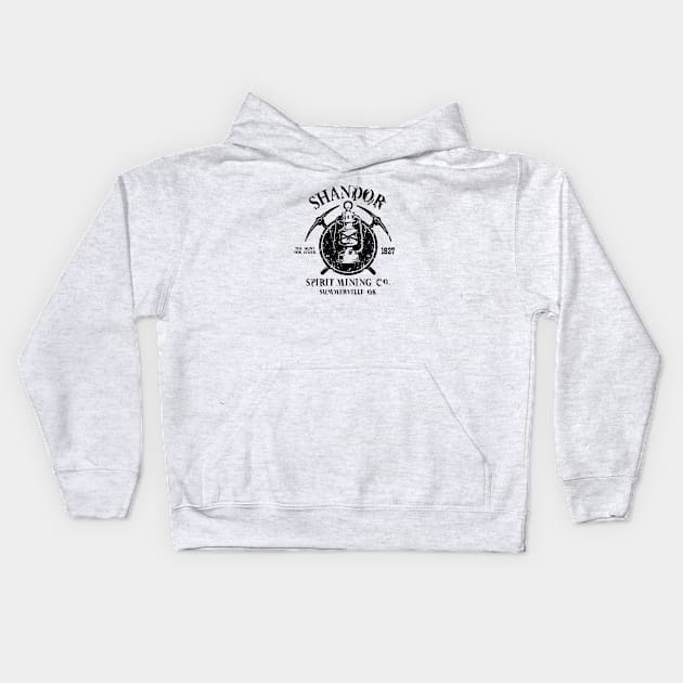 Shandor Mining Kids Hoodie by BoldlyGoingNowhere